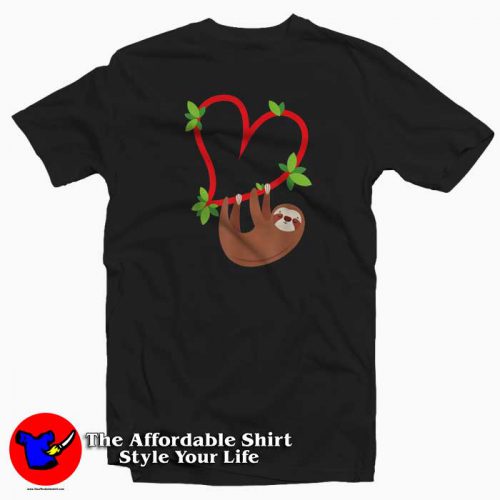 Heart Girls Sloths 500x500 Heart Girls Sloths T Shirt Gift Valentine's Day