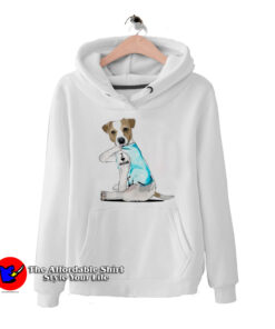 Jack Russell I Love Mom Tattoo Unisex Hoodie