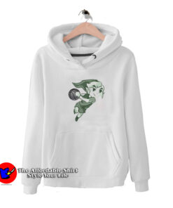 Kaws Zelda Grey Suede Hoodie