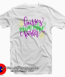 Fleur De Lis Lips Mardi Gras T-Shirt