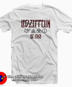 Led Zeppelin Symbols Est 68 T Shirt