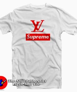 Louis Vuitton Supreme Logo T-Shirt