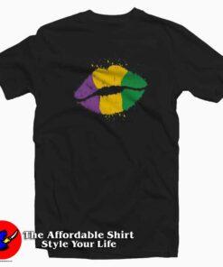 Mardi Gras Lips Blushed T-Shirt
