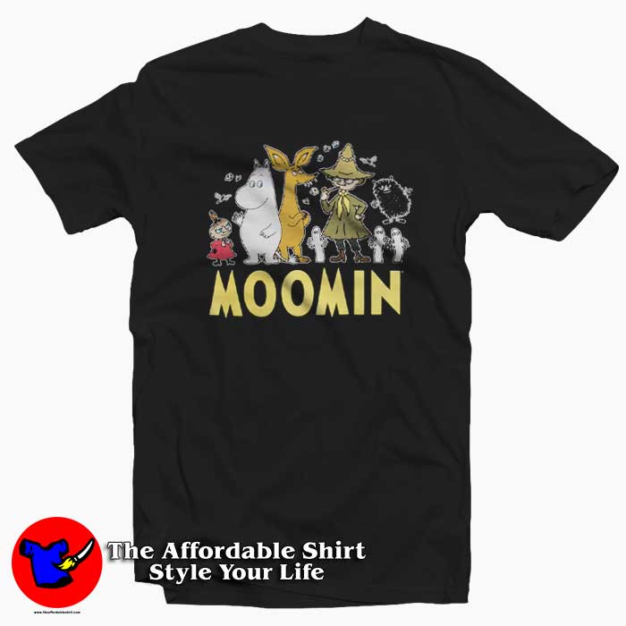 Moomin Group 510x510 image Moomin Group 510x510 Vintage Moomin Group T Shirt Cheap