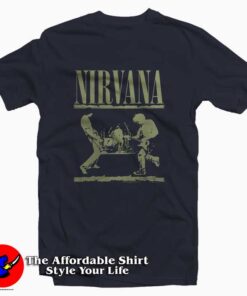 Nirvana Stage Blue T Shirt