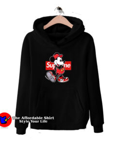 Old Disney Mickey Mouse Style Supreme Hoodie