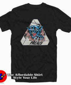 Palace Blue Tiger Ripped T-Shirt