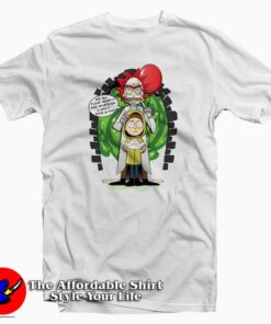 Pennywise Rick And Morty Stephen King T-Shirt