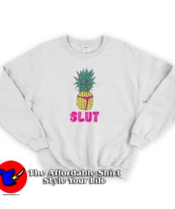 Pineapple Slut Funny Yellow Unisex Hoodie