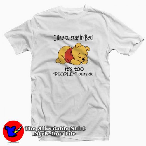 Pooh I Like To Stay In Bed 500x500 Pooh I Like To Stay In Bed T Shirt Disney Collection