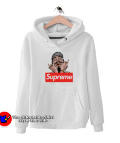 Post Malone With Golden Brace Supreme Hoodie