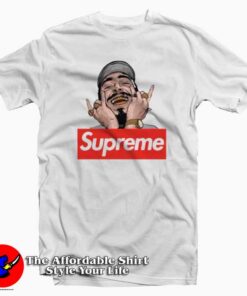 Post Malone With Golden Brace Supreme T-Shirt