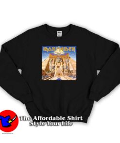 Powerslave Album Cover Box Sweatshirt
