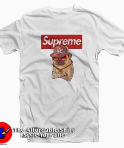 Pug Gansta Dog Supreme T-Shirt