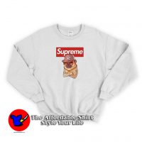Pug Gansta Tattoos Supreme Sweatshirt