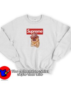 Pug Gansta Tattoos Supreme Sweatshirt