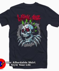 Blink 182 Ripper Navy Blue T Shirt