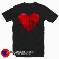 Skull Heart Watercolor T-Shirt