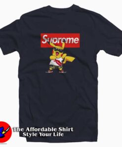 Supreme Pokemon Pikachu Singing T-Shirt