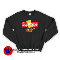Supreme Smoking Bart The Simpsons Sweatshirt