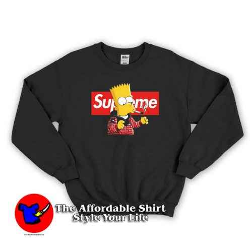 Supreme Smoking Bart The Simpsons 1 500x500 Supreme Smoking Bart The Simpsons Sweatshirt Supreme Collection