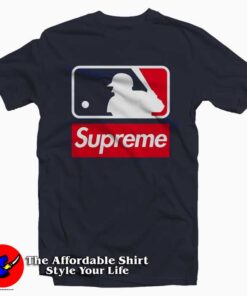 Supreme x MLB Dropping T-Shirt