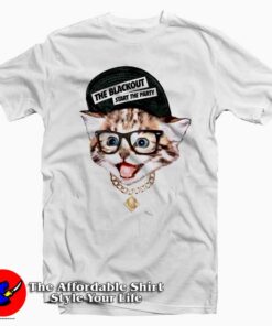 The Blackout Party Cat T Shirt
