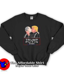 Trump Kissing Putin Trump 2020 Funny Hoodie