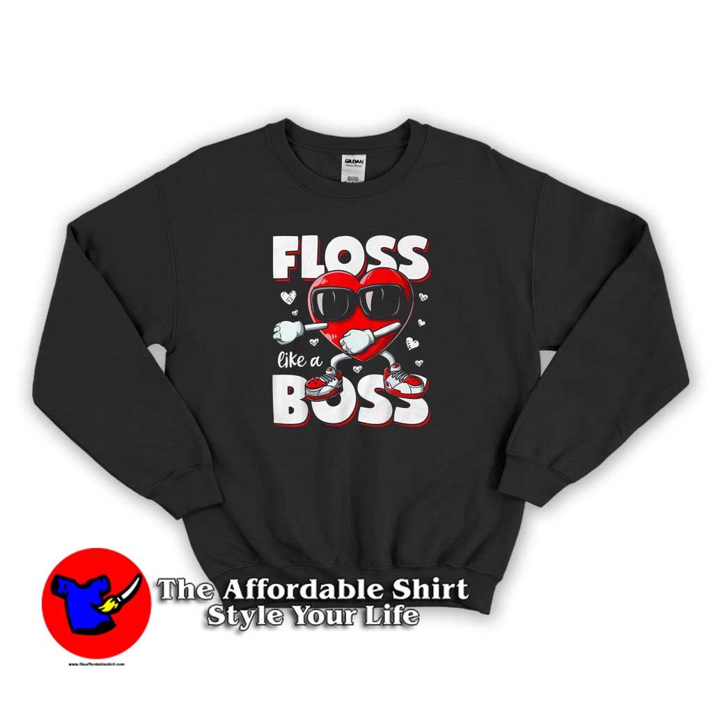 Valentine Heart Dance Floss 510x510 image Valentine Heart Dance Floss 510x510 Valentine Heart Dance Floss Sweatshirt For Men or Women