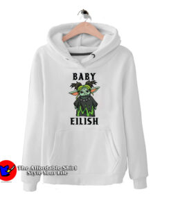 Baby Eilish Yoda Parody Hoodie