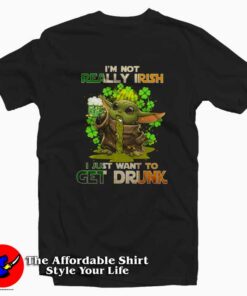 I Just Want To Get Drunk Yoda T-Shirt