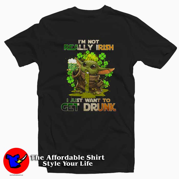Baby Yoda I Just Want To Get Drunk 510x510 image Baby Yoda I Just Want To Get Drunk 510x510 I Just Want To Get Drunk Yoda T Shirt Gift St Patrick's Day