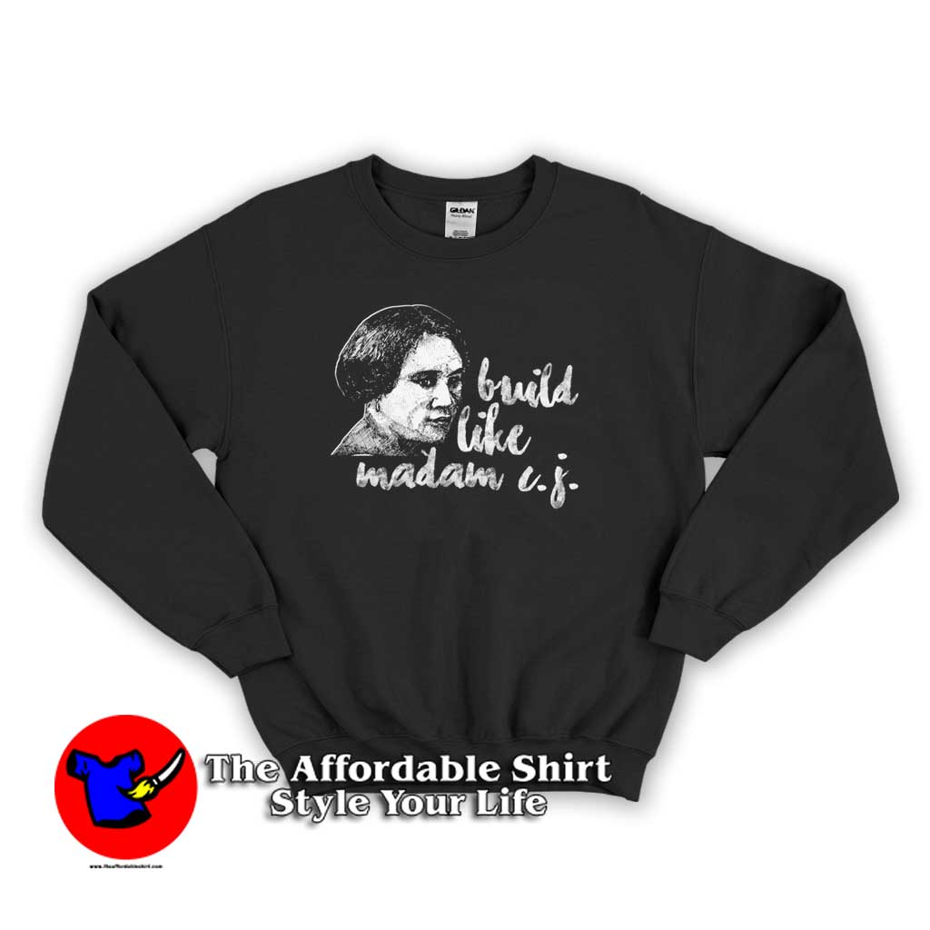 Black History Awareness Sweater 510x510 image Black History Awareness Sweater 510x510 Black History Awareness Madam C.J. Walker Sweatshirt