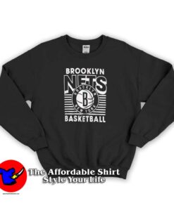 Brooklyn Nets Rolled Basketball Funny Sweatshirt