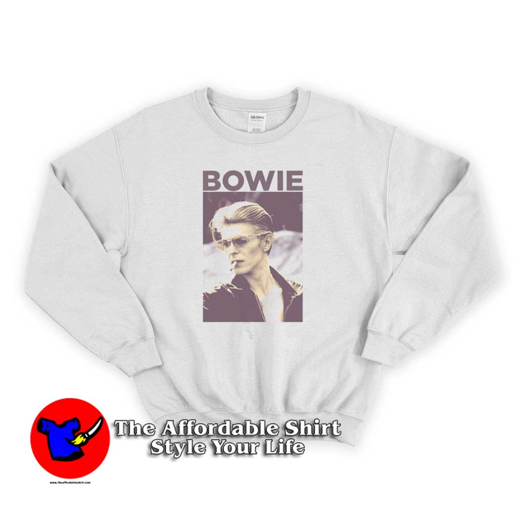 David Bowie Smoking Sweater new 510x510 image David Bowie Smoking Sweater new 510x510 David Bowie Smoking Graphic Sweatshirt Cheap