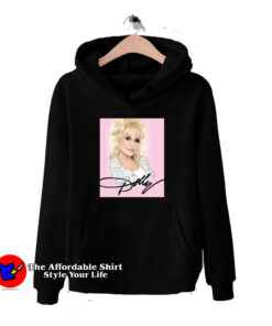 Dolly Parton Signature Pink Unisex Hoodie