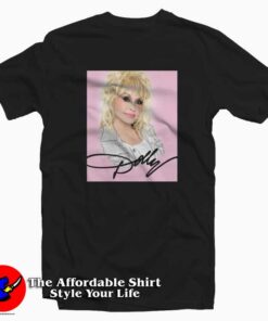 Dolly Parton Signature Pink Unisex T-Shirt