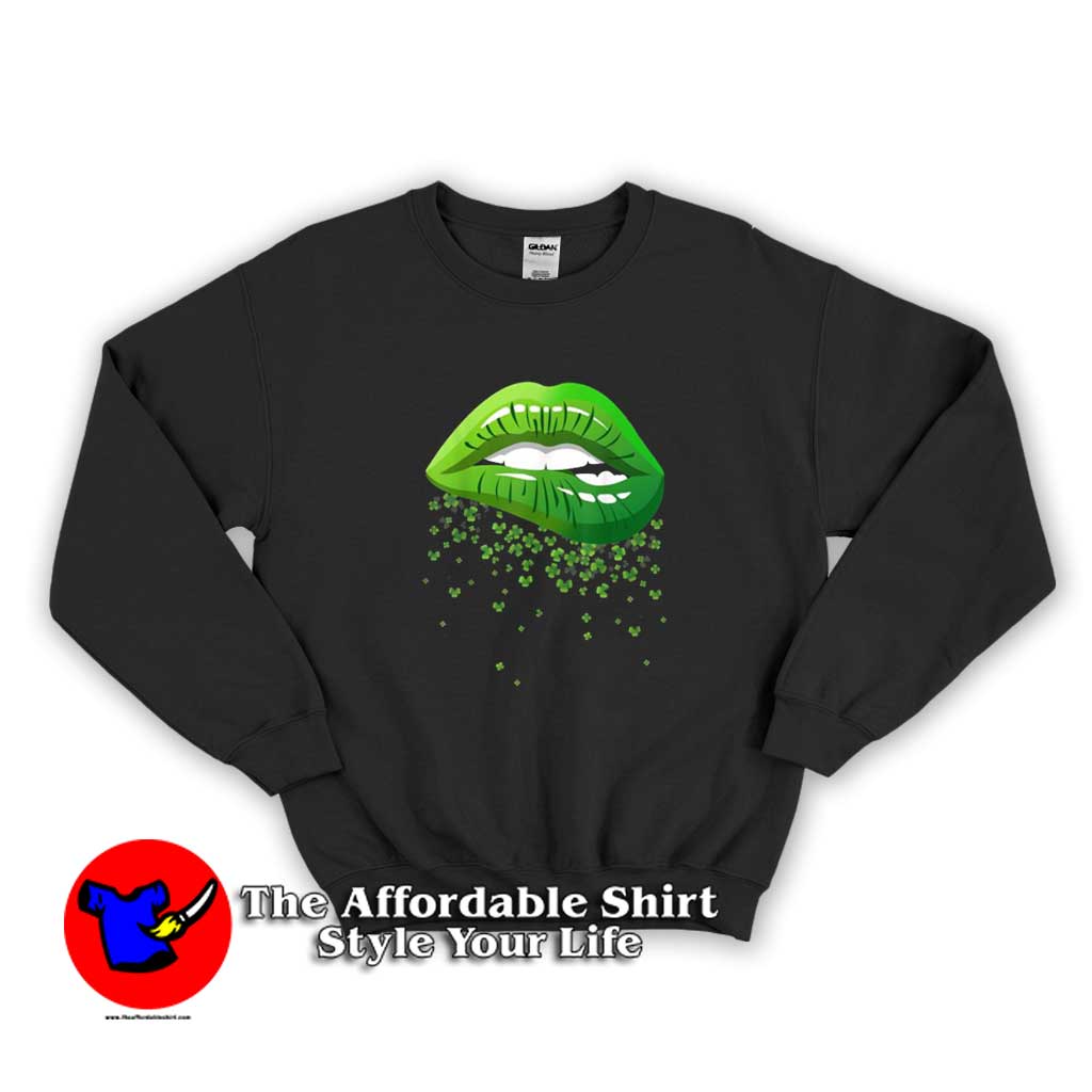 Lips Though The Irish Shamrock Sweater 510x510 image Lips Though The Irish Shamrock Sweater 510x510 Lips Though The Irish Shamrock Sweatshirt For St Patricks Day