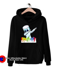 Marshmallow Dancing DJ Love Graphic Hoodie