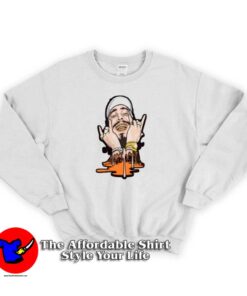 Cheap Novelty Graphic Post Malone Sweatshirt