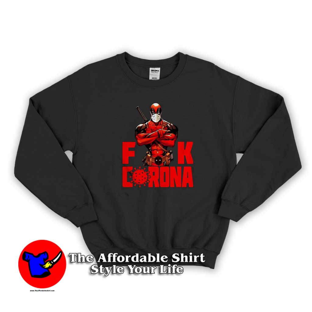 Official Deadpool fuck Corona Sweater 510x510 image Official Deadpool fuck Corona Sweater 510x510 Official Deadpool Fuck Corona Graphic Sweatshirt Cheap