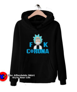 Rick and Morty Fuck Corona Graphic Hoodie