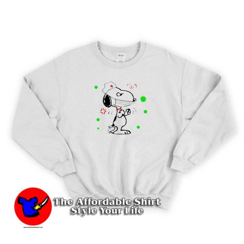 Snoopy nurse fight Coronavirus Sweater 500x500 Snoopy nurse fight Coronavirus Funny Sweatshirt Cheap