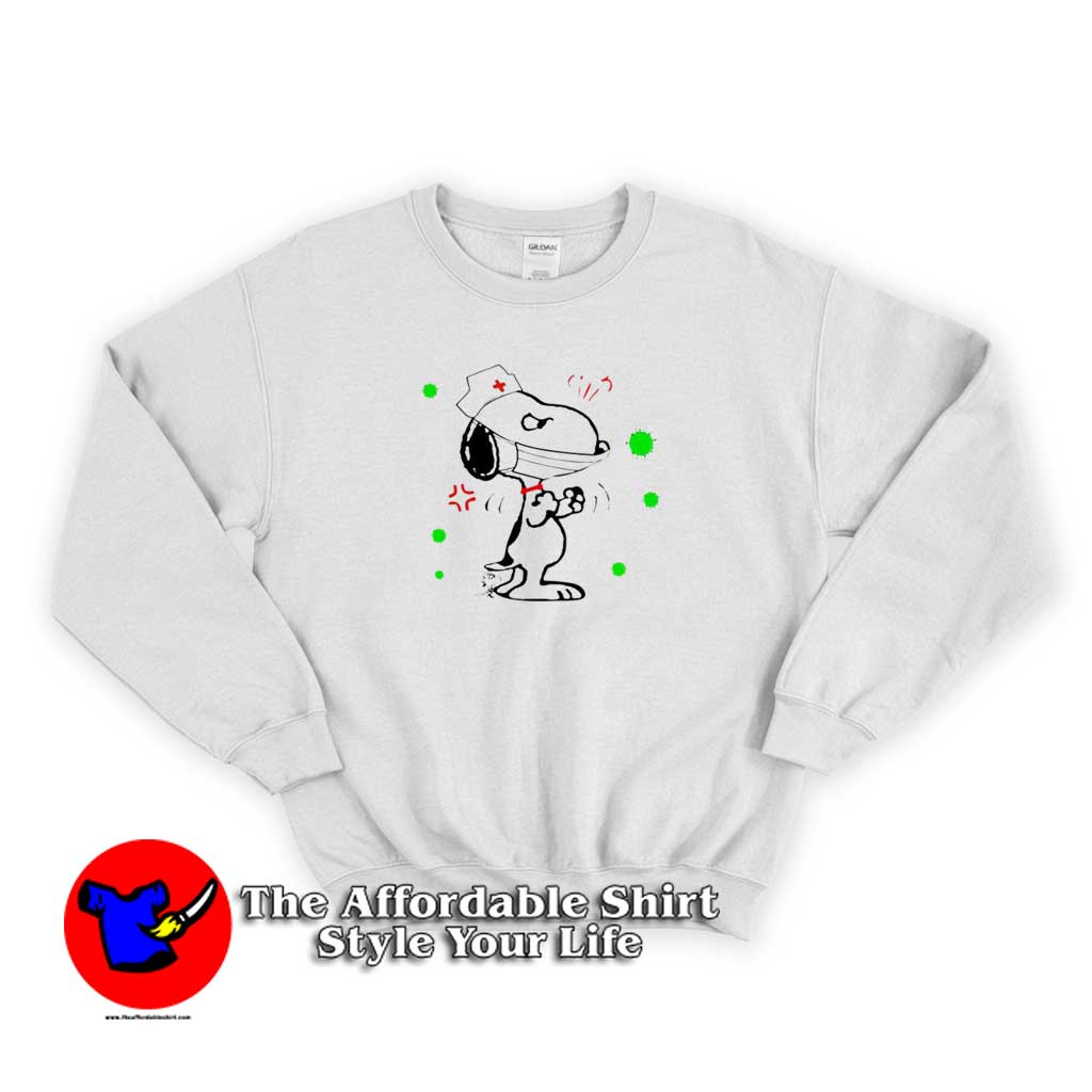Snoopy nurse fight Coronavirus Sweater 510x510 image Snoopy nurse fight Coronavirus Sweater 510x510 Snoopy nurse fight Coronavirus Funny Sweatshirt Cheap