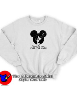 Spread The Hope Awareness Mickey Mouse Hoodie Sweatshirt