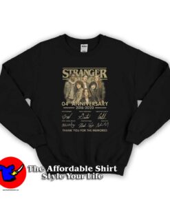 Stranger Thing 04th Anniversary 2016 2020 Sweatshirt