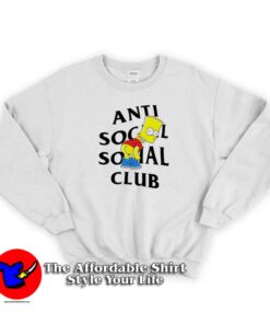 Anti Social Social Club x Bart Simpson Sweatshirt