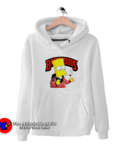 Backwoods Bart Simpson Smoking Unisex Hoodie