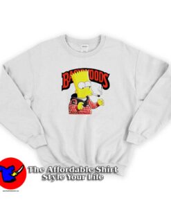 Backwoods Bart Simpson Smoking Sweatshirt