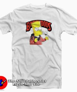 Backwoods Bart Simpson Smoking T-Shirt